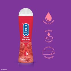 Alternative view of 🍓 Lubricante Durex Play Fresa 50ml: ¡Sabor irresistible para momentos íntimos inolvidables! 🌹