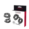 Darkness - Anillo Pene Y Testiculos Ajustable Leather