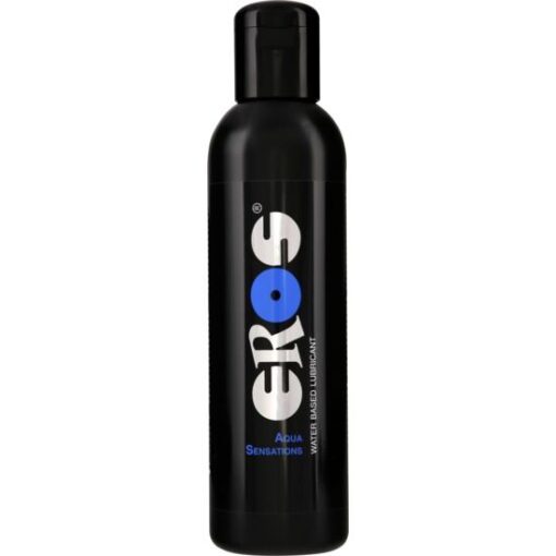 Lubricante Eros Aqua Sensations Base Agua 500 Ml - Agradable humedad y efecto de refrigeración