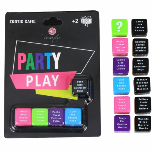 Secretplay - Juego Party Play 5 Dados (Es/Pt/En/Fr)