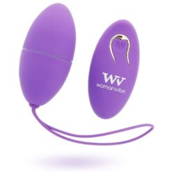 Alternative view of Womanvibe - Alsan Huevo Control Remoto Negro Silicona Purple