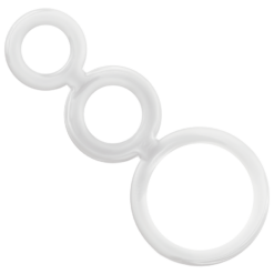 Alternative view of Addicted Toys Set  Anillos Pene Y Testiculos Clear