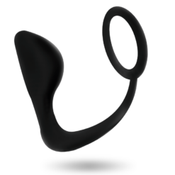 Alternative view of Addicted Toys Plug Anal Con Anillo Pene Negro